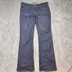 Level 99 Y2K Low Rise Bootcut Flare Jeans Blue Stretch Womens Size 30